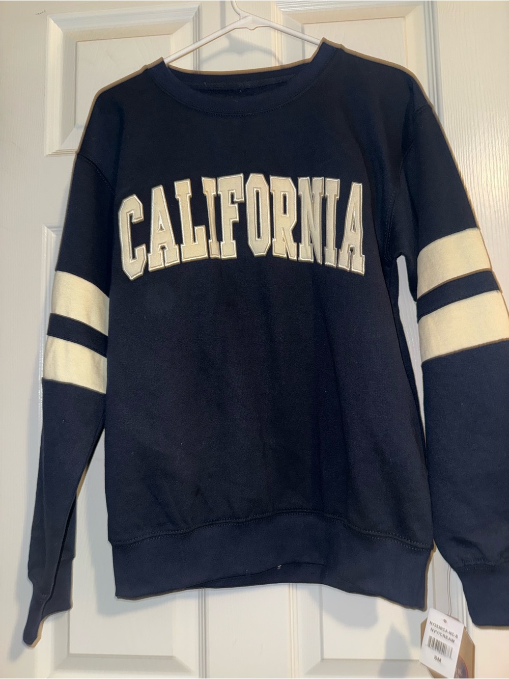California Navy Crewneck Sweatshirt - Classic Varsity Style